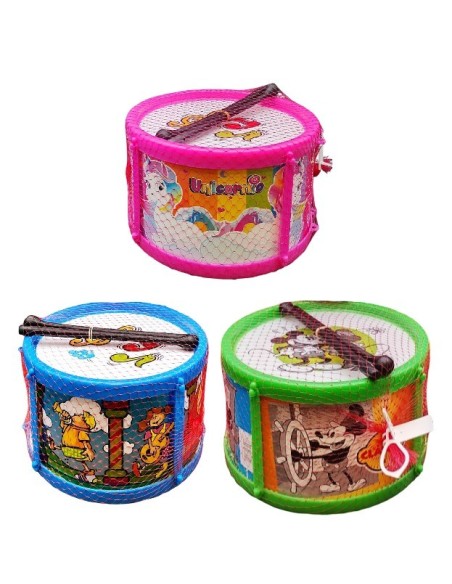 BOLSA 6 TAMBORES PEQUEÑOS SURTIDOS